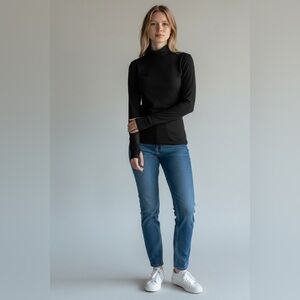 lululemon athletica Black Turtleneck Sweater